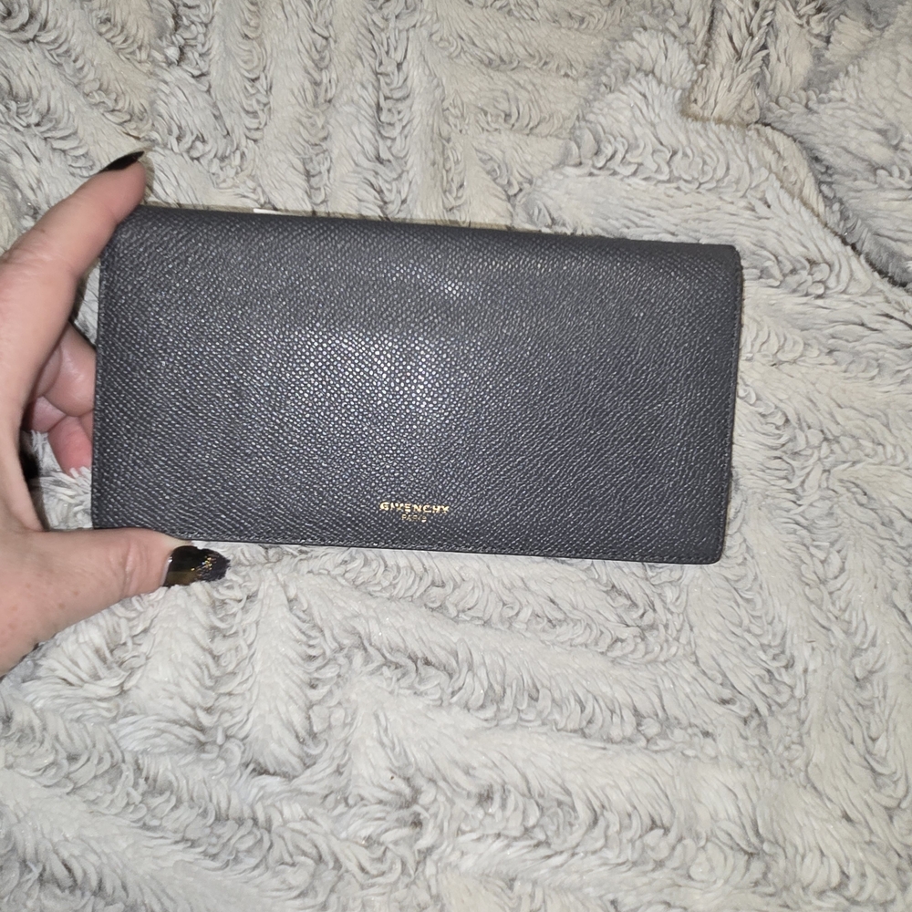Givenchy Grey Bifold Long Wallet